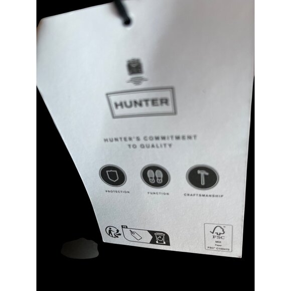 Hunter Women's Faux Fur Hiking Boots - Mid Lace Up, Size 7 US, New with Tag - Picture 8 of 8